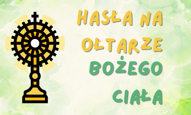 HASŁA NA OŁTARZE