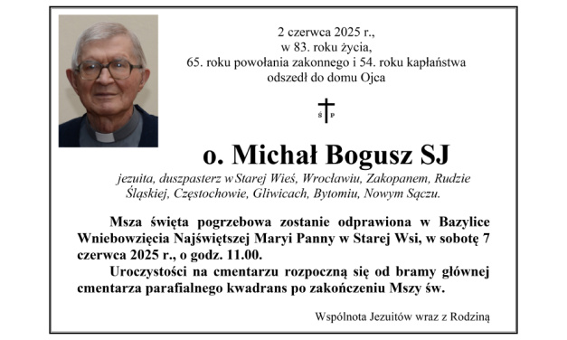 Pogrzeb o. Michała Bogusza SI