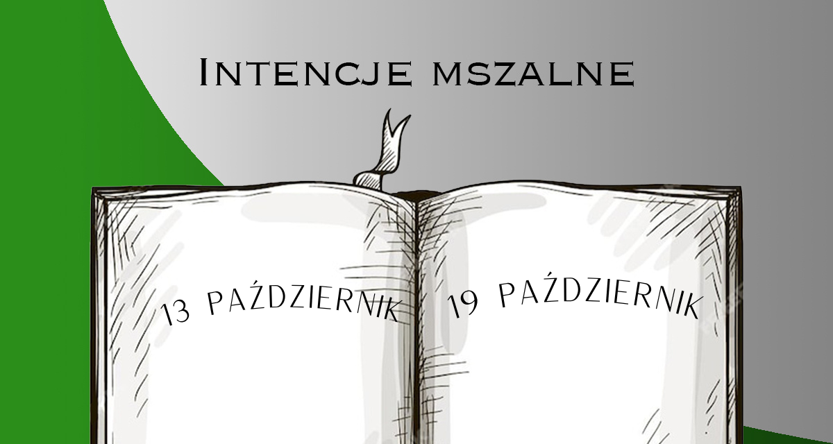 Intencje Mszalne: 12-19.10.2025