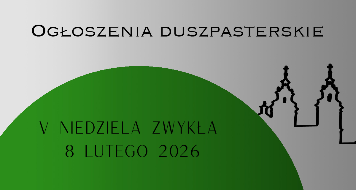 V Niedziela Zwykła – 8 luty 2026