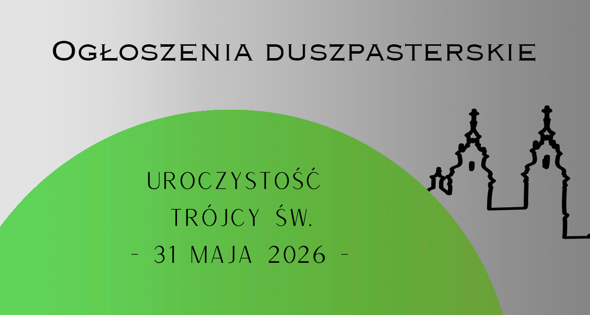 Uroczystość Trójcy Świętej, 31 maja