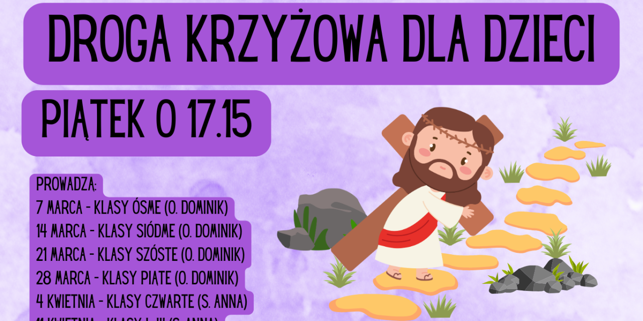 DROGA KRZYŻOWA DLA DZIECI