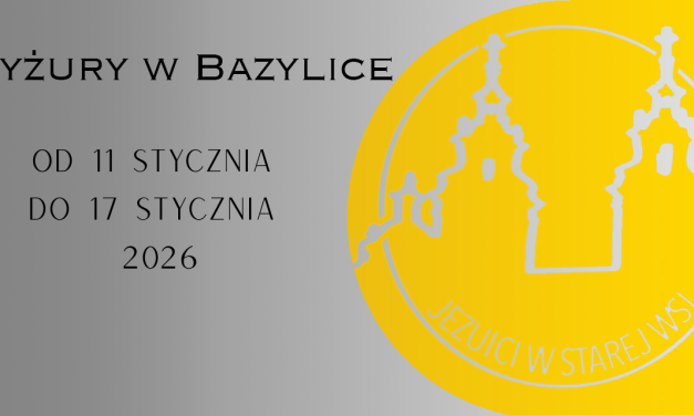 Dyżury w Bazylice – Eucharystia i Sakrament Pojednania
