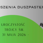 Uroczystość Trójcy Świętej, 31 maja